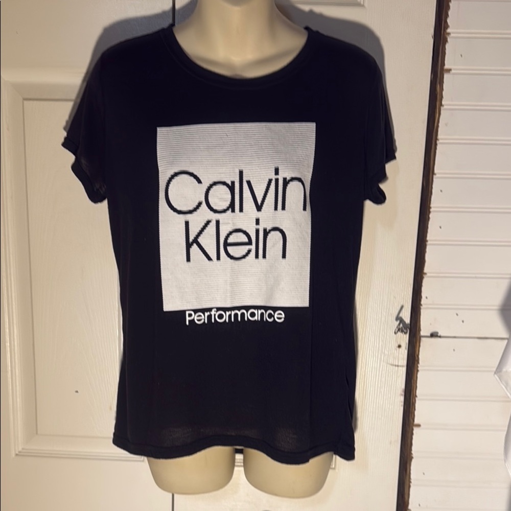 Calvin Klein Black Boxy Graphic T-Shirt